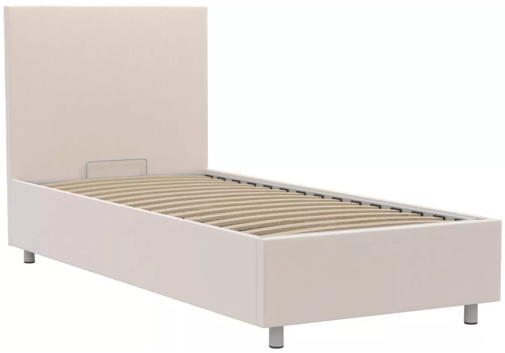 кровать для детской Белла 90х200 с бельевым ящиком Плюш Милк
