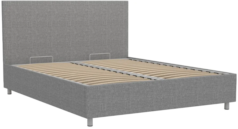 Кровать с ящиками для белья Белла 160х200 с бельевым ящиком Кантри Грей