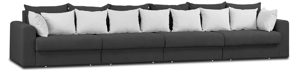 Модульный диван Модена-3 Плюш Графит