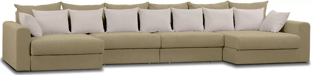 диван в гостиную Модена-8 Плюш Крем