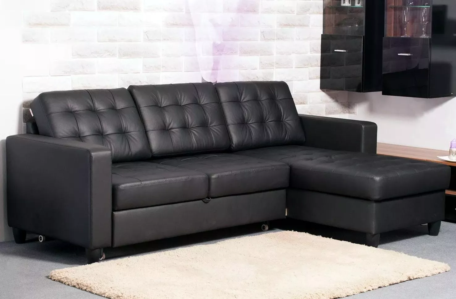офисный диван кожаный Камелот Дизайн 3