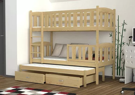 детская кровать с бортиками Нота-3