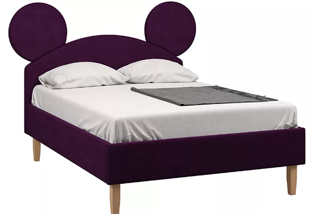 Детская кровать для девочек Микки Фиолет