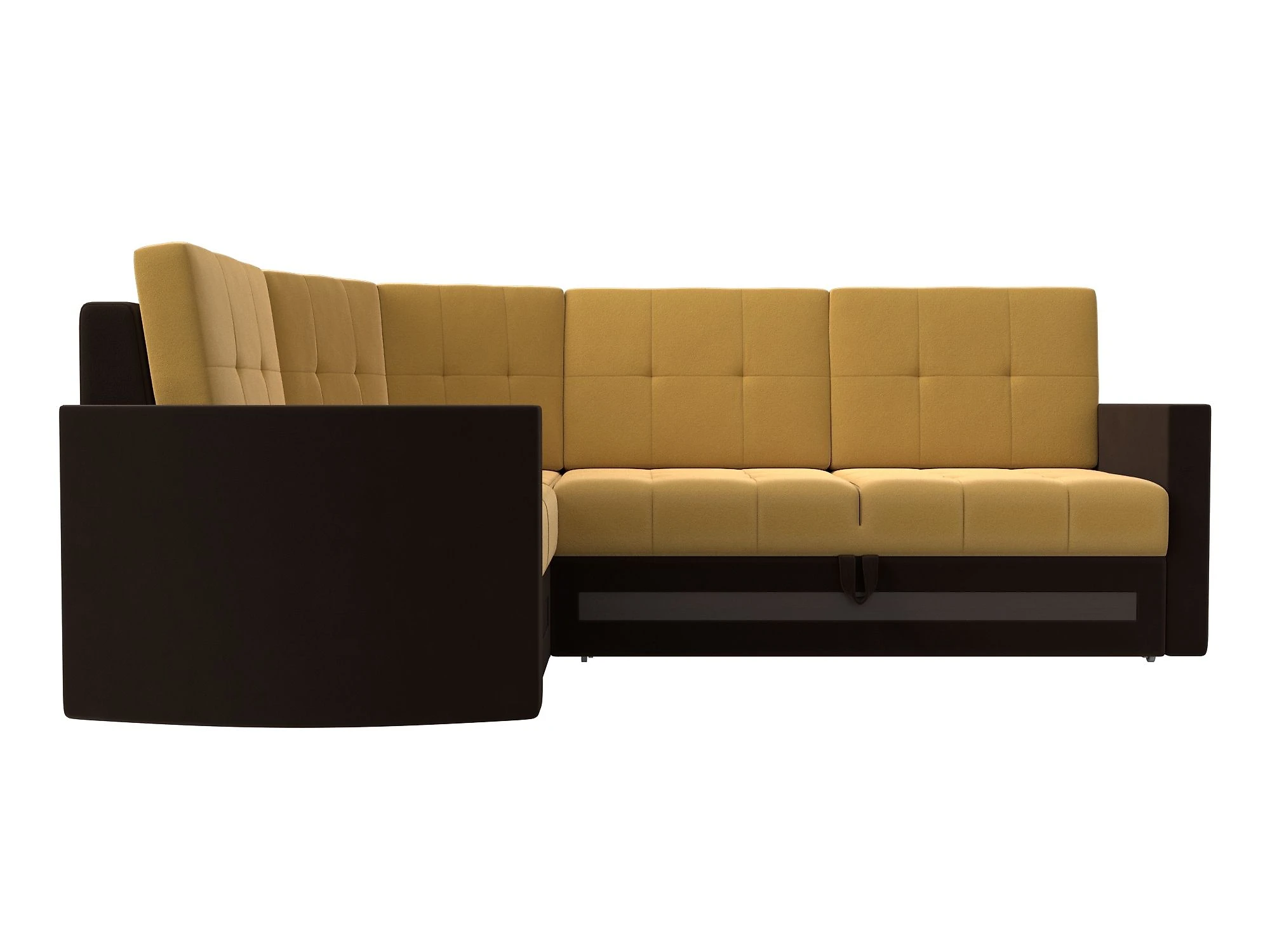 Жёлтый угловой диван  Белла Дизайн 13