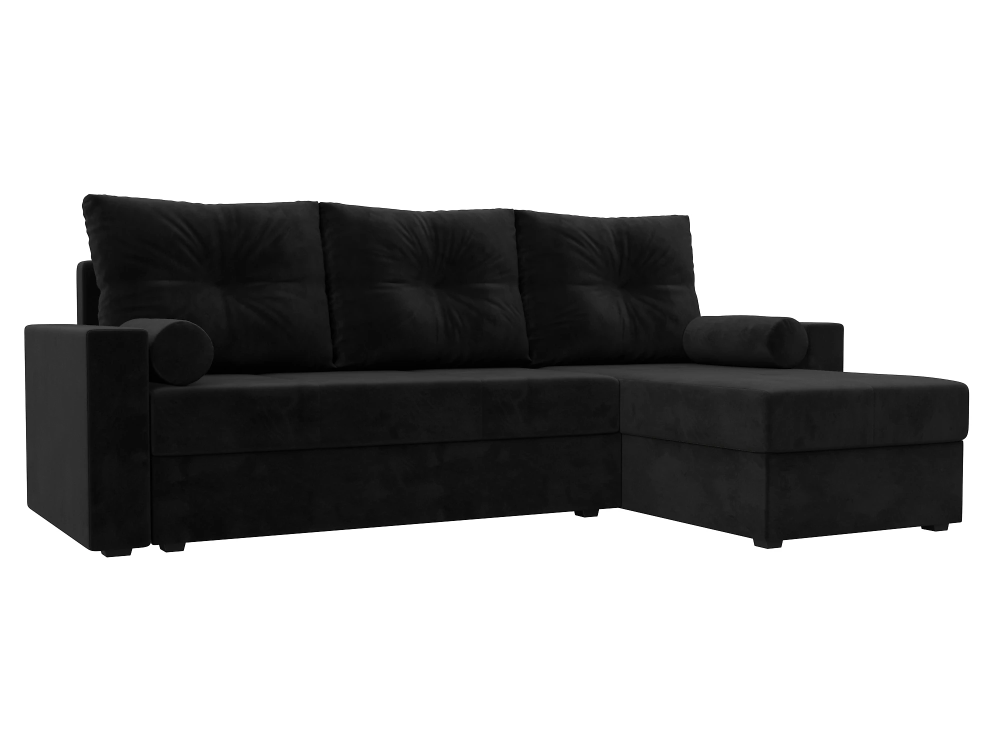 Угловой диван из велюра Верона Лайт Плюш Дизайн 8