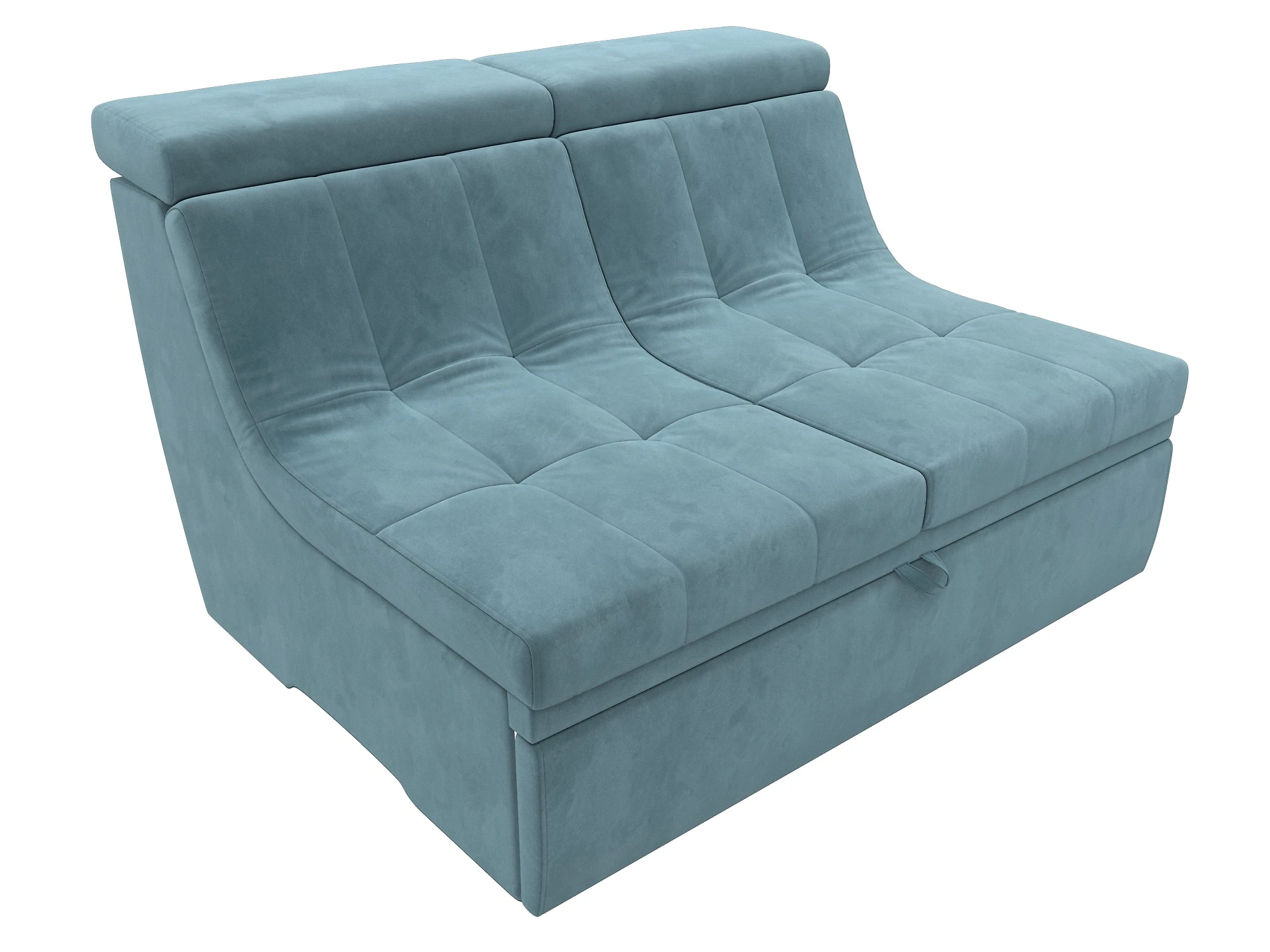 Модульный диван с оттоманкой  Холидей Люкс Плюш Дизайн 2