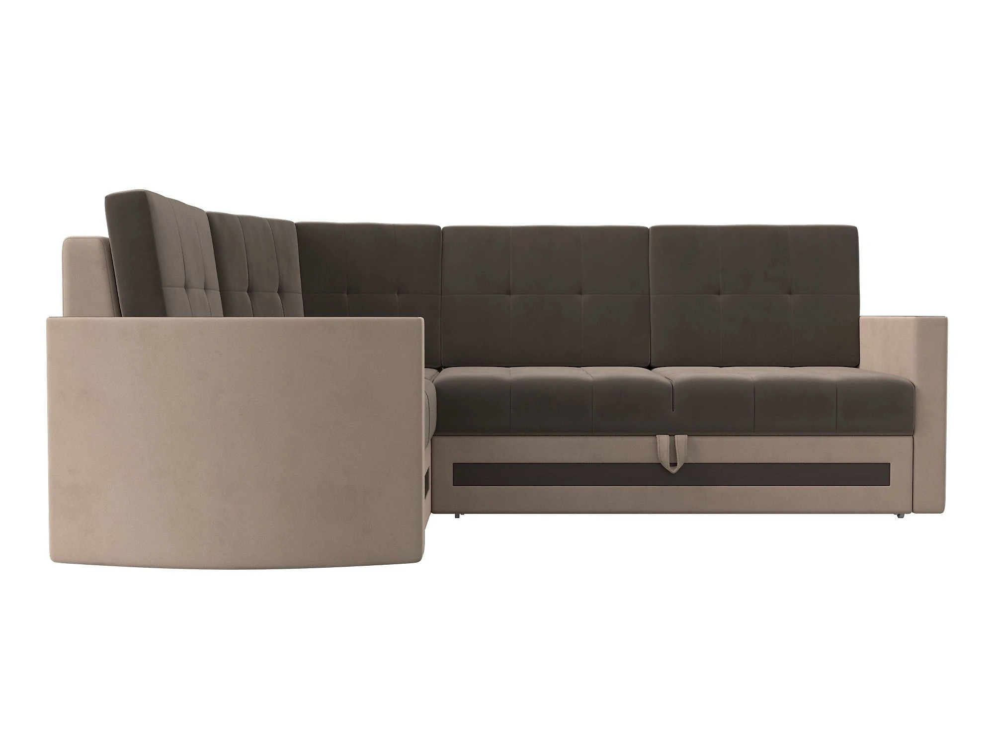 Угловой диван для гостиной Белла Плюш Дизайн 10