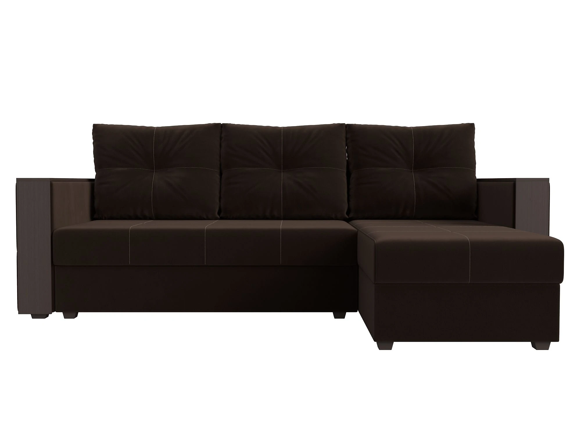 Угловой диван с левым углом Валенсия Лайт Дизайн 6