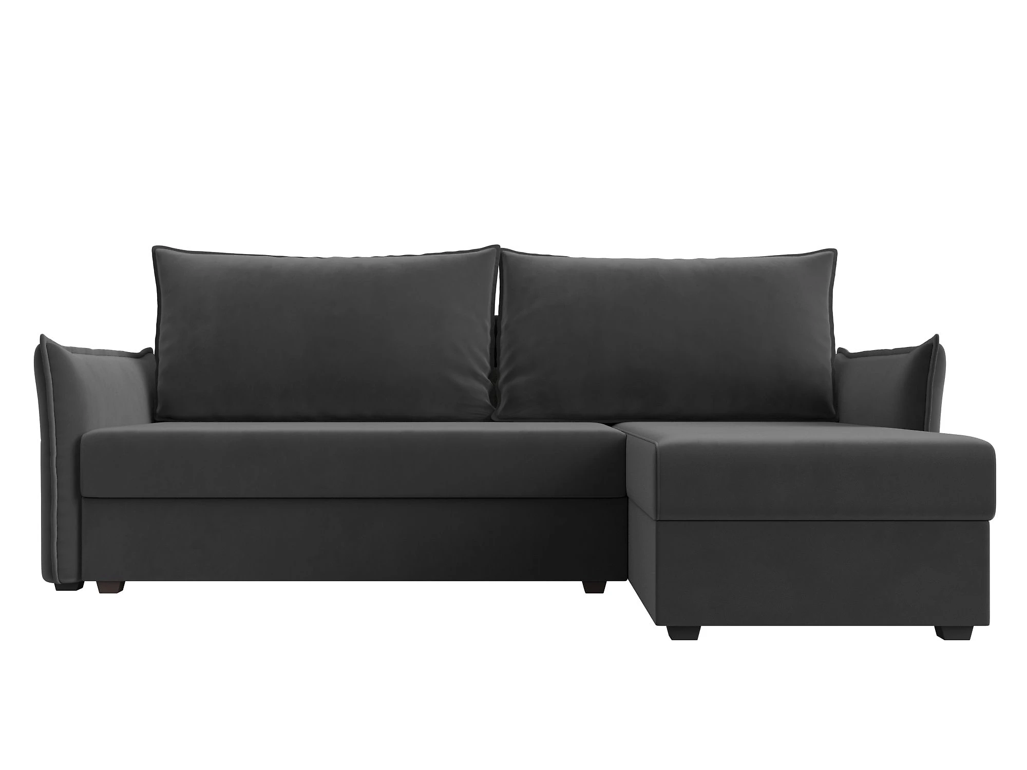 Угловой диван из ткани антикоготь Лига-004 Плюш Дизайн 6