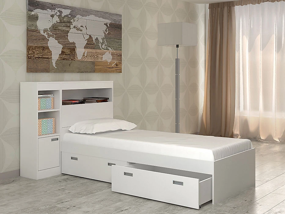 кровать в стиле минимализм Бриз-7 Дизайн-1