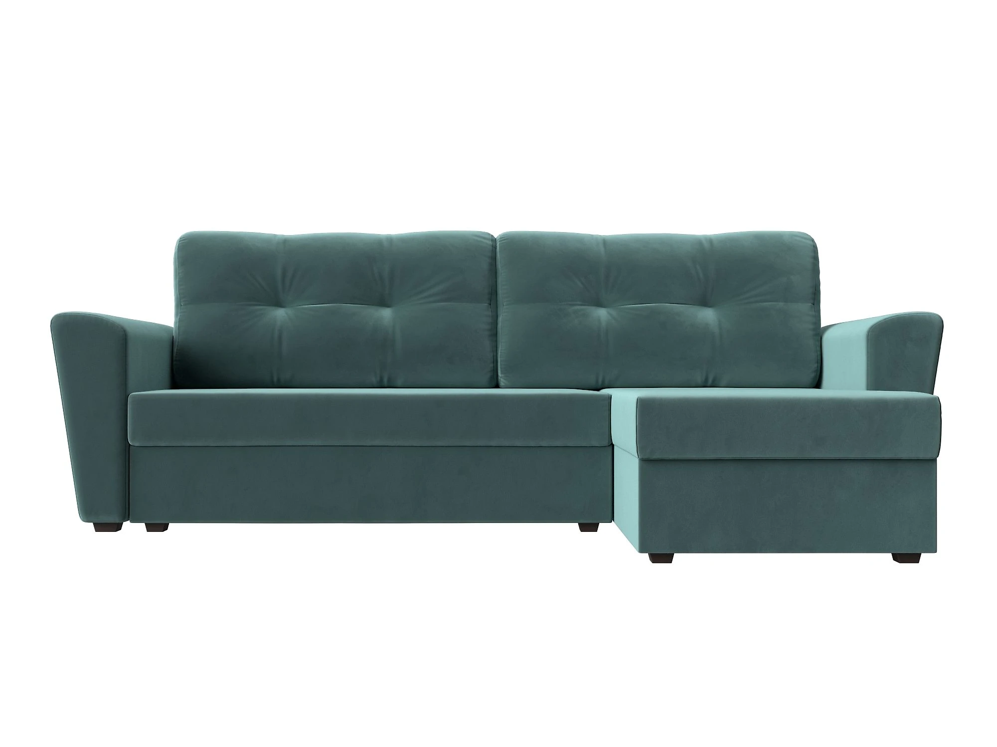 Угловой диван для гостиной Амстердам Лайт Плюш Дизайн 2