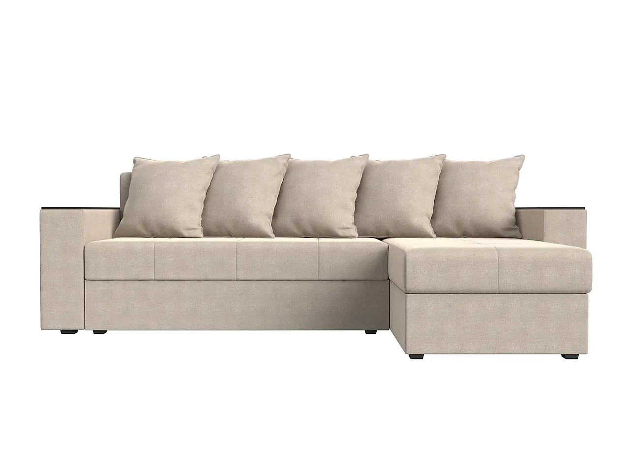 Угловой диван с левым углом Дубай Лайт Кантри Беж