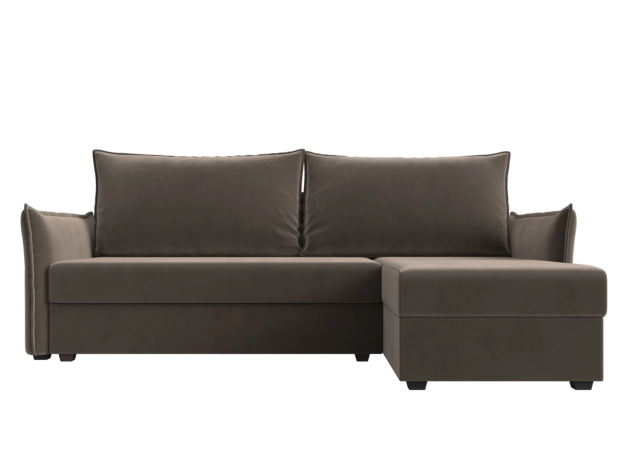 Угловой диван из ткани антикоготь Лига-004 Плюш Дизайн 5