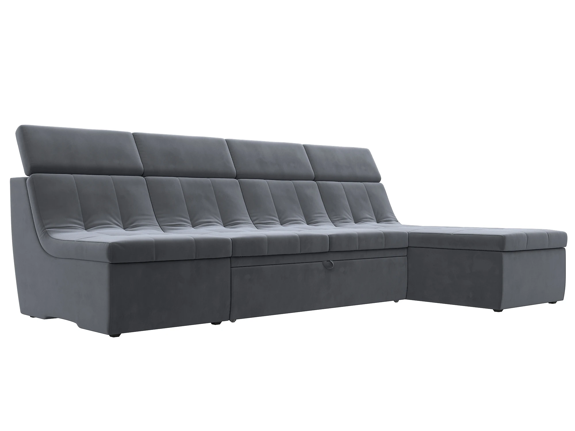 Угловой диван с канапе Холидей Люкс Плюш Дизайн 5