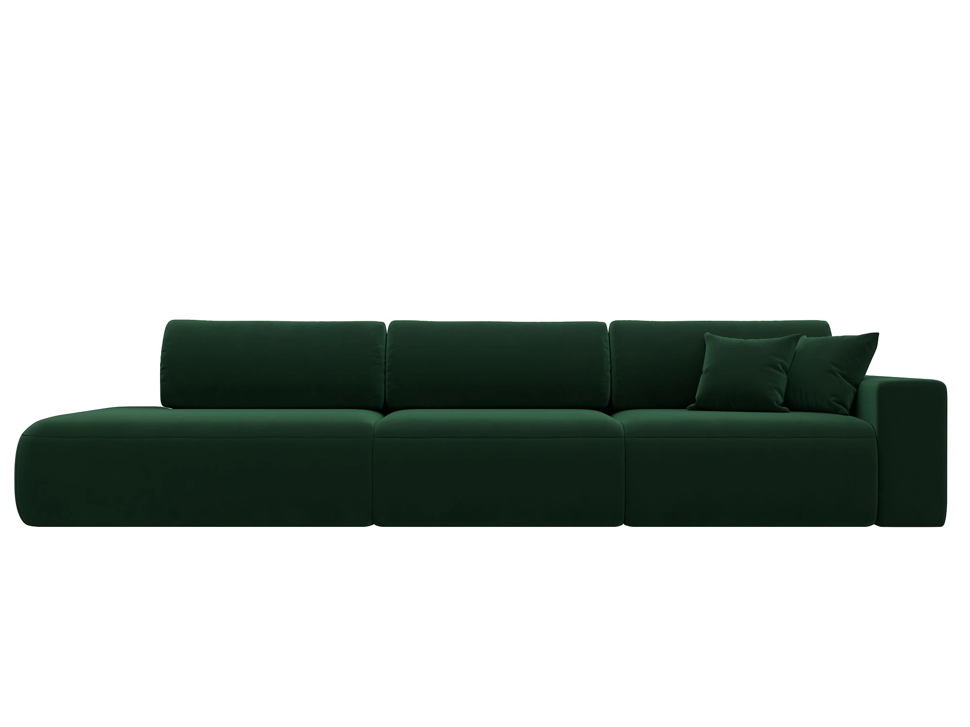 спальный диван в гостиную Лига-036 Модерн Лонг Плюш Дизайн 4