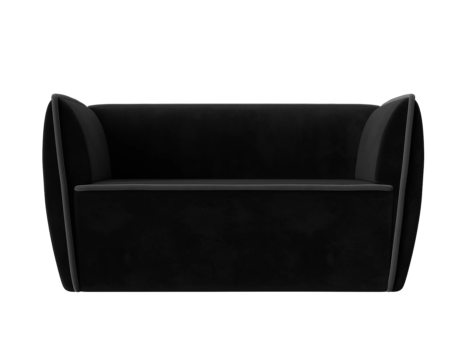 Узкий прямой диван Бергамо-2 Плюш Дизайн 16