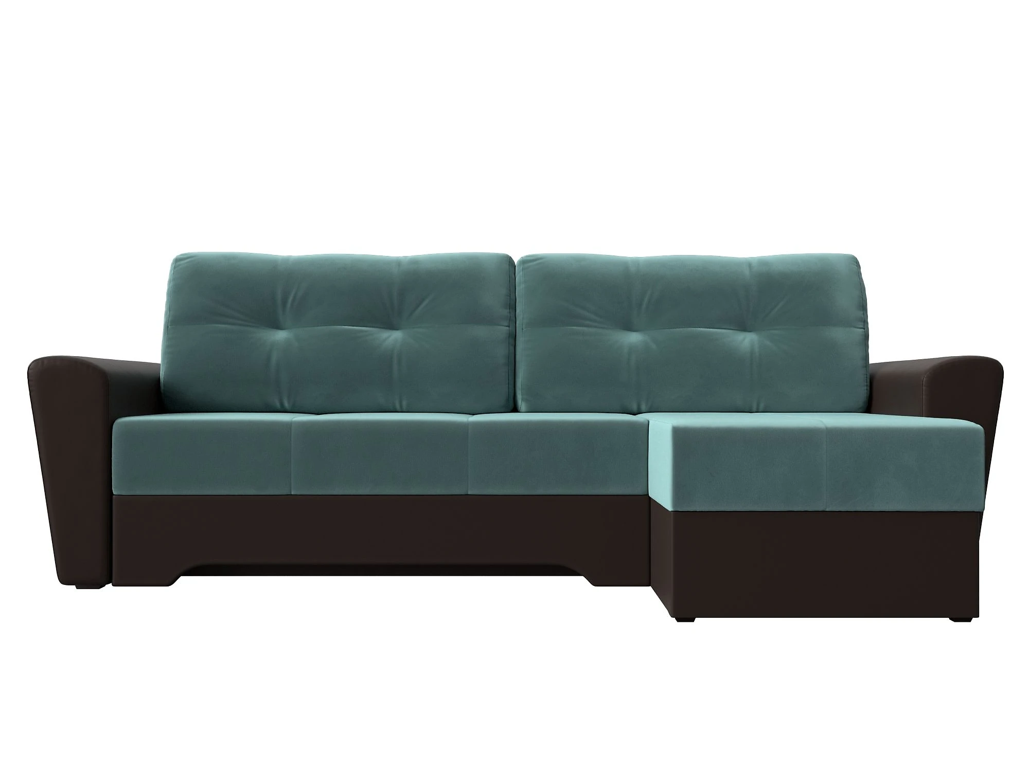 Угловой диван из велюра Амстердам Плюш Дизайн 10
