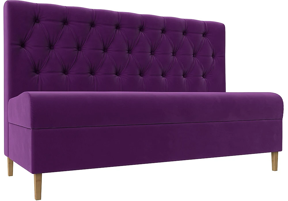 Нераскладной диван Бремен Плюш Фиолет