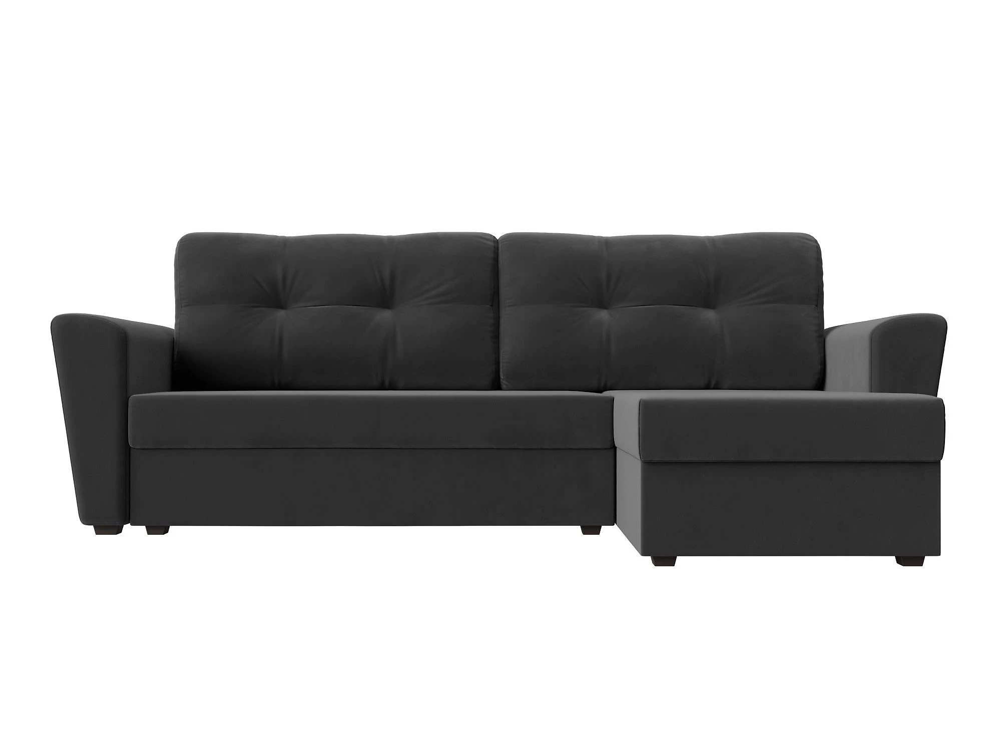 Угловой диван для гостиной Амстердам Лайт Плюш Дизайн 6