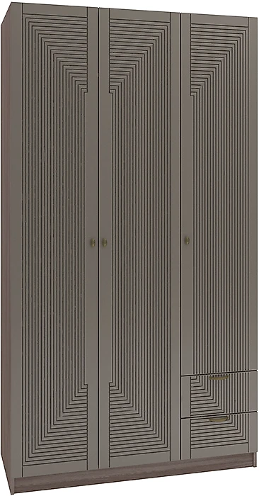 Шкаф коричневого цвета Фараон Т-6 Дизайн-2
