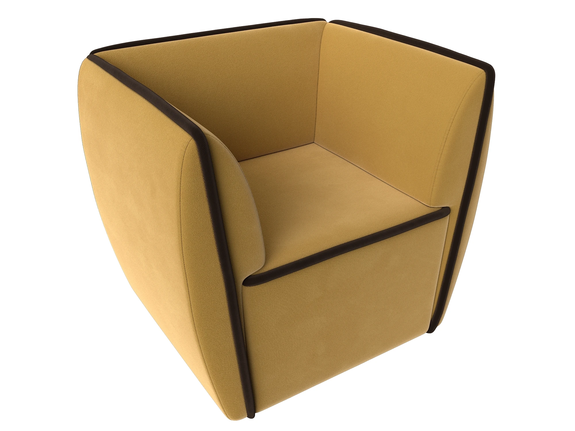 желтое кресло Бергамо Дизайн 12