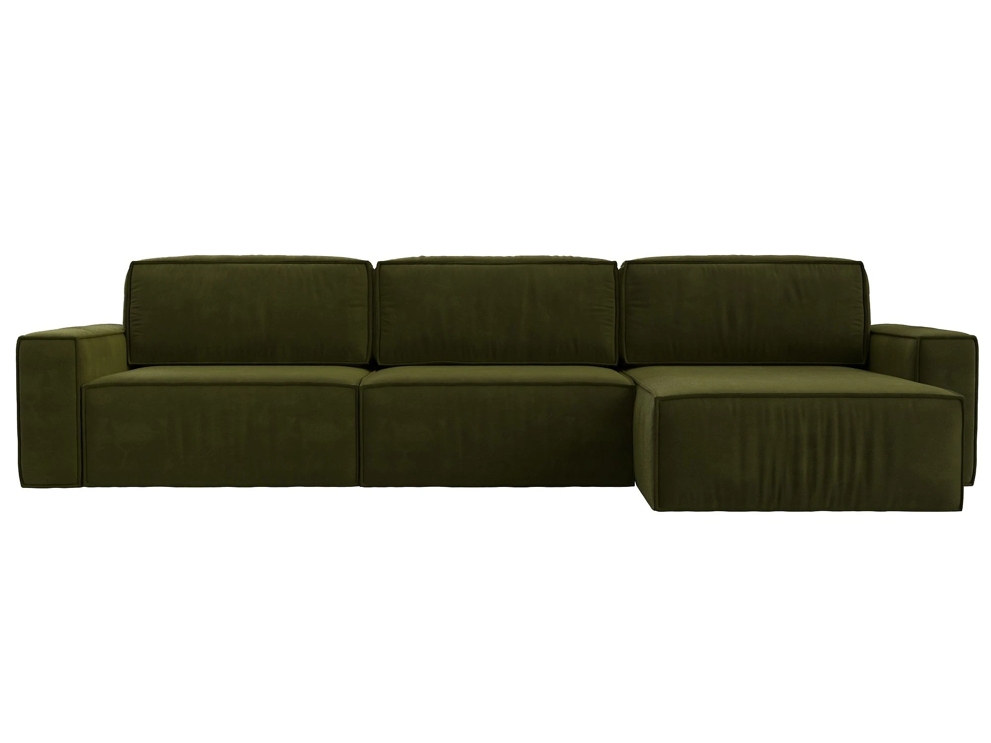 Угловой диван с независимым пружинным блоком Прага Классик лонг Дизайн 4