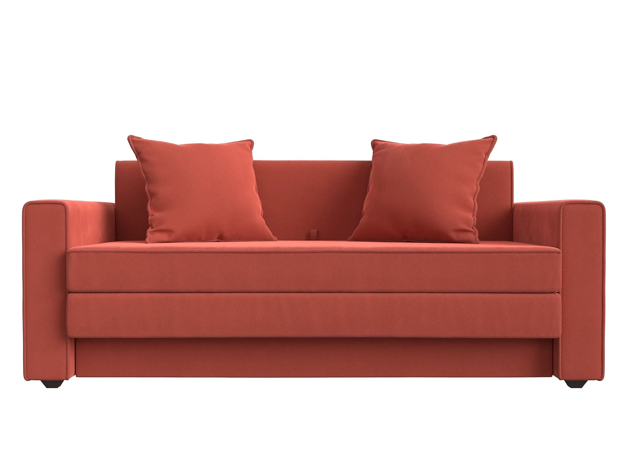 Оранжевый диван аккордеон  Лига-012 Дизайн 5