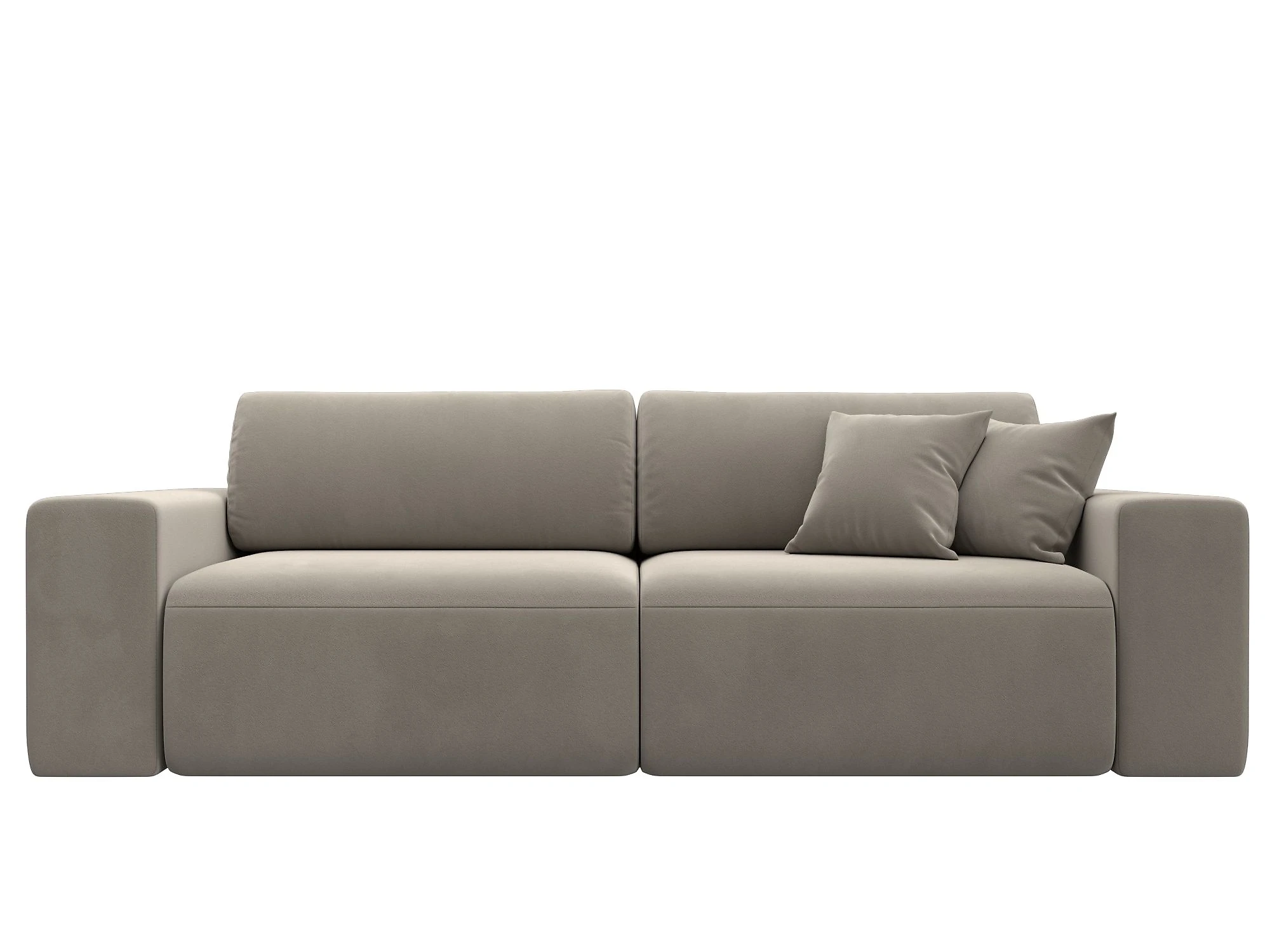 Бежевый прямой диван Лига-036 Классик Дизайн 1