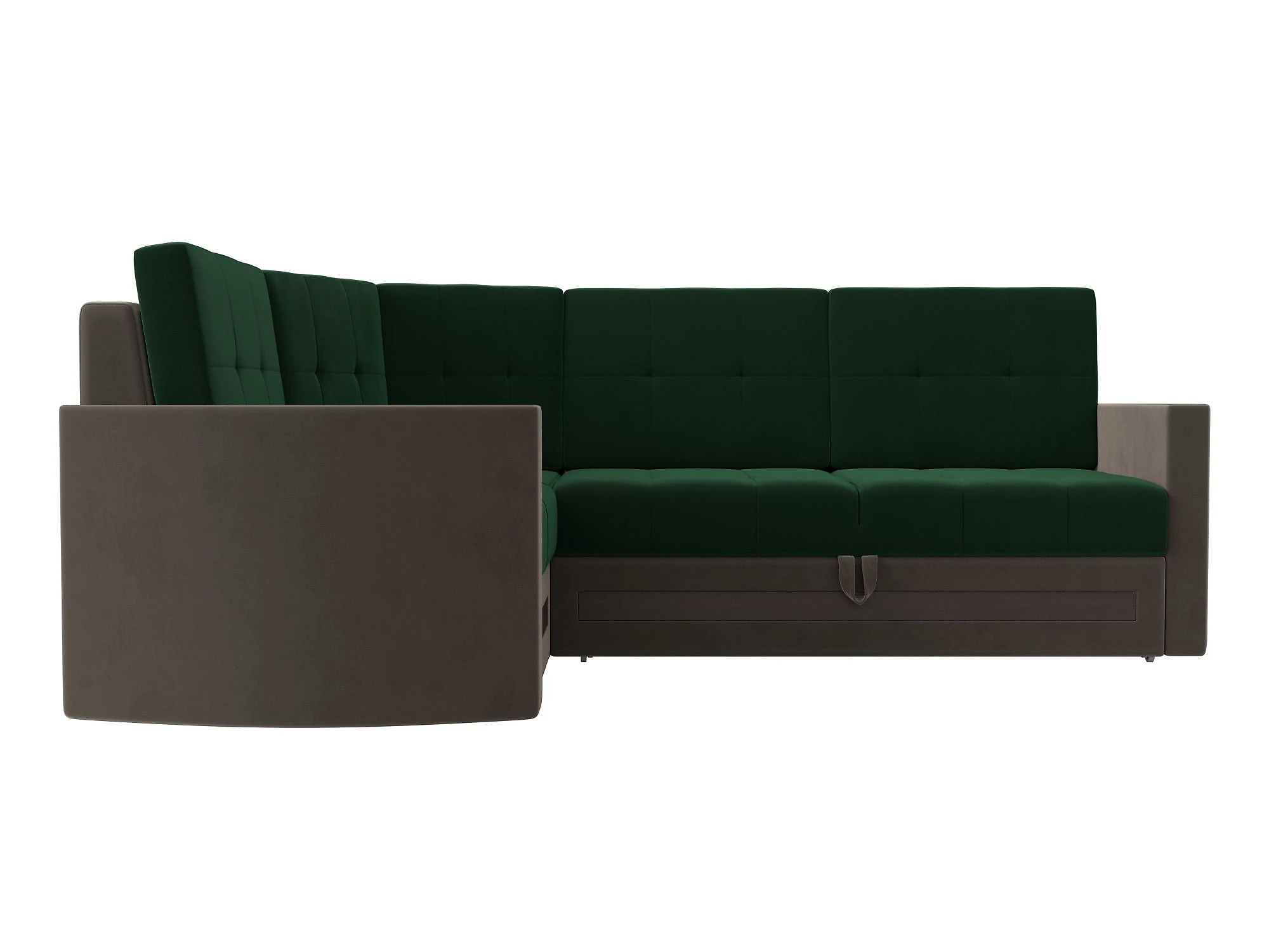 Маленький угловой диван Белла Плюш Дизайн 8
