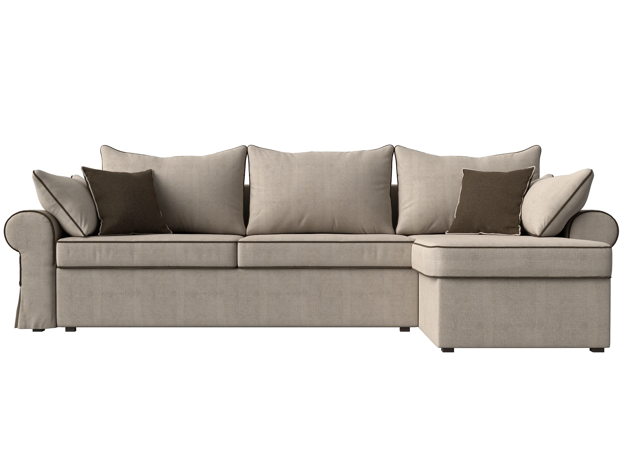  угловой диван из рогожки Элис Кантри Дизайн 1