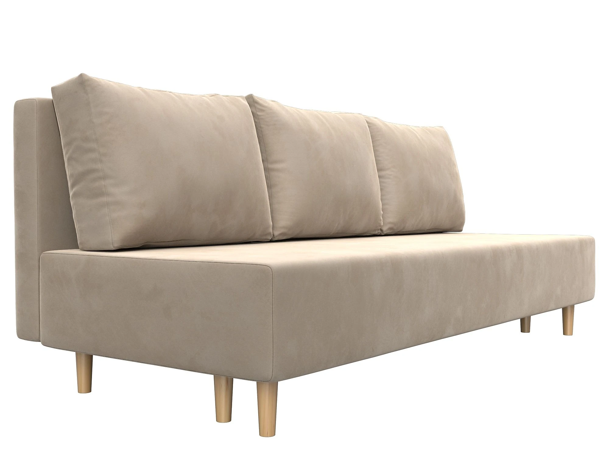 велюровый диван Лига-033 Плюш Дизайн 1