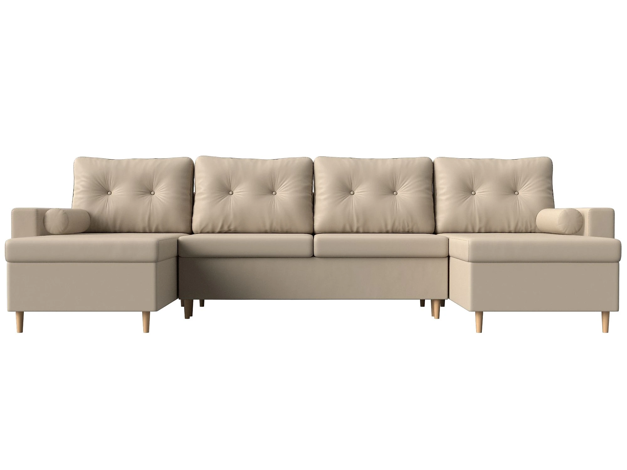  угловой диван с оттоманкой Белфаст-П Дизайн 6