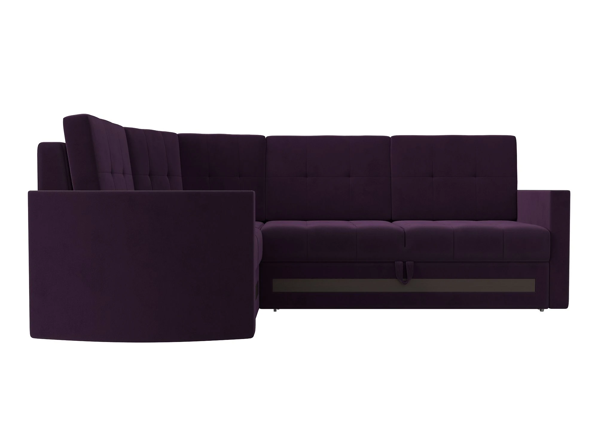 Угловой диван из ткани антикоготь Белла Плюш Дизайн 13