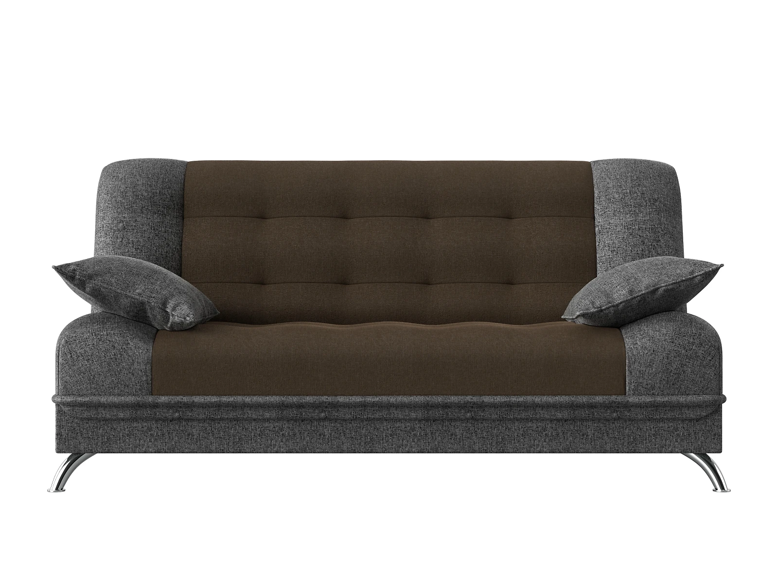 Прямой диван серого цвета Анна Кантри Дизайн 7 книжка