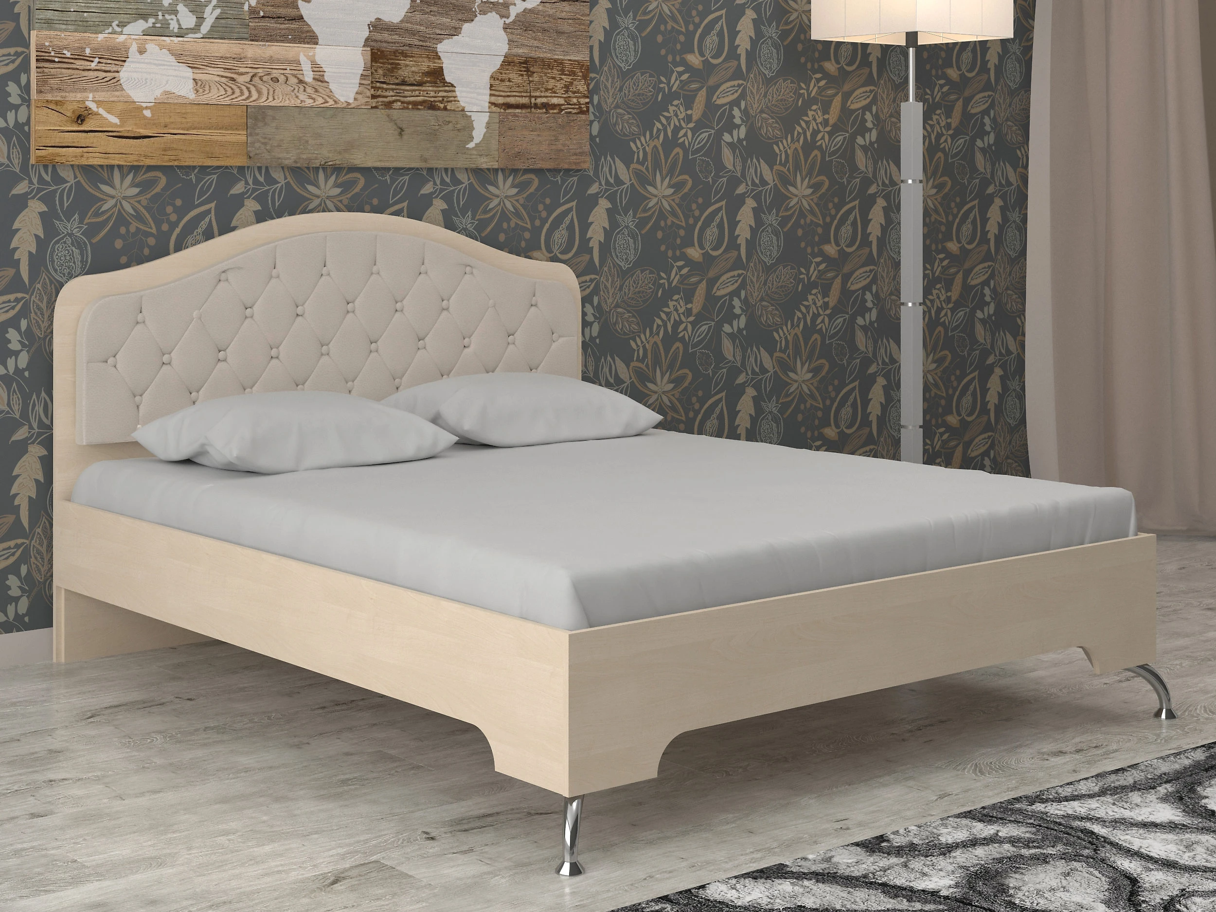 Малогабаритная кровать Луиза-4 КС2 Дизайн-2