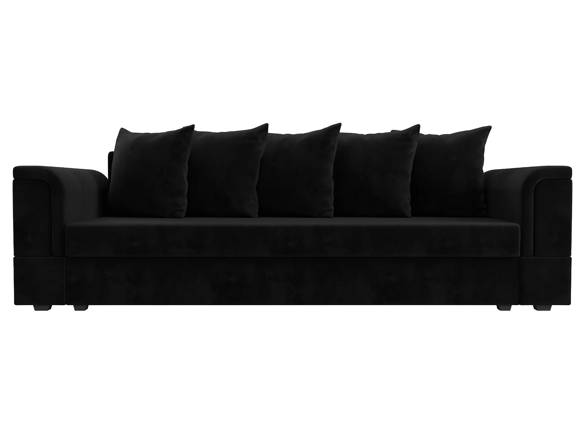 Узкий прямой диван Лига-005 Плюш Дизайн 8