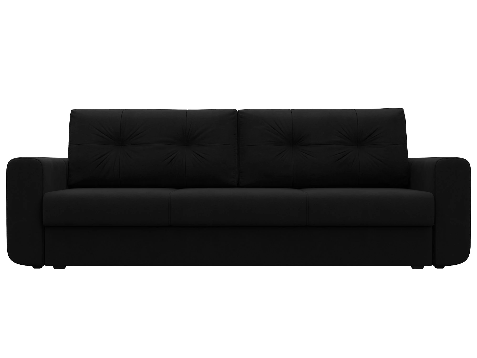 Чёрный диван Лига-031 Дизайн 9