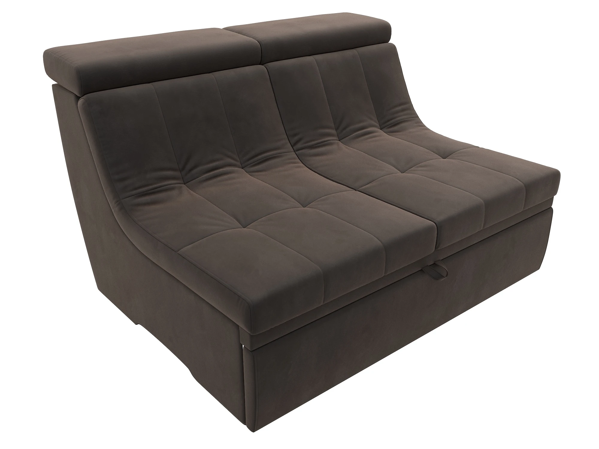  угловой диван с оттоманкой Холидей Люкс Плюш Дизайн 4