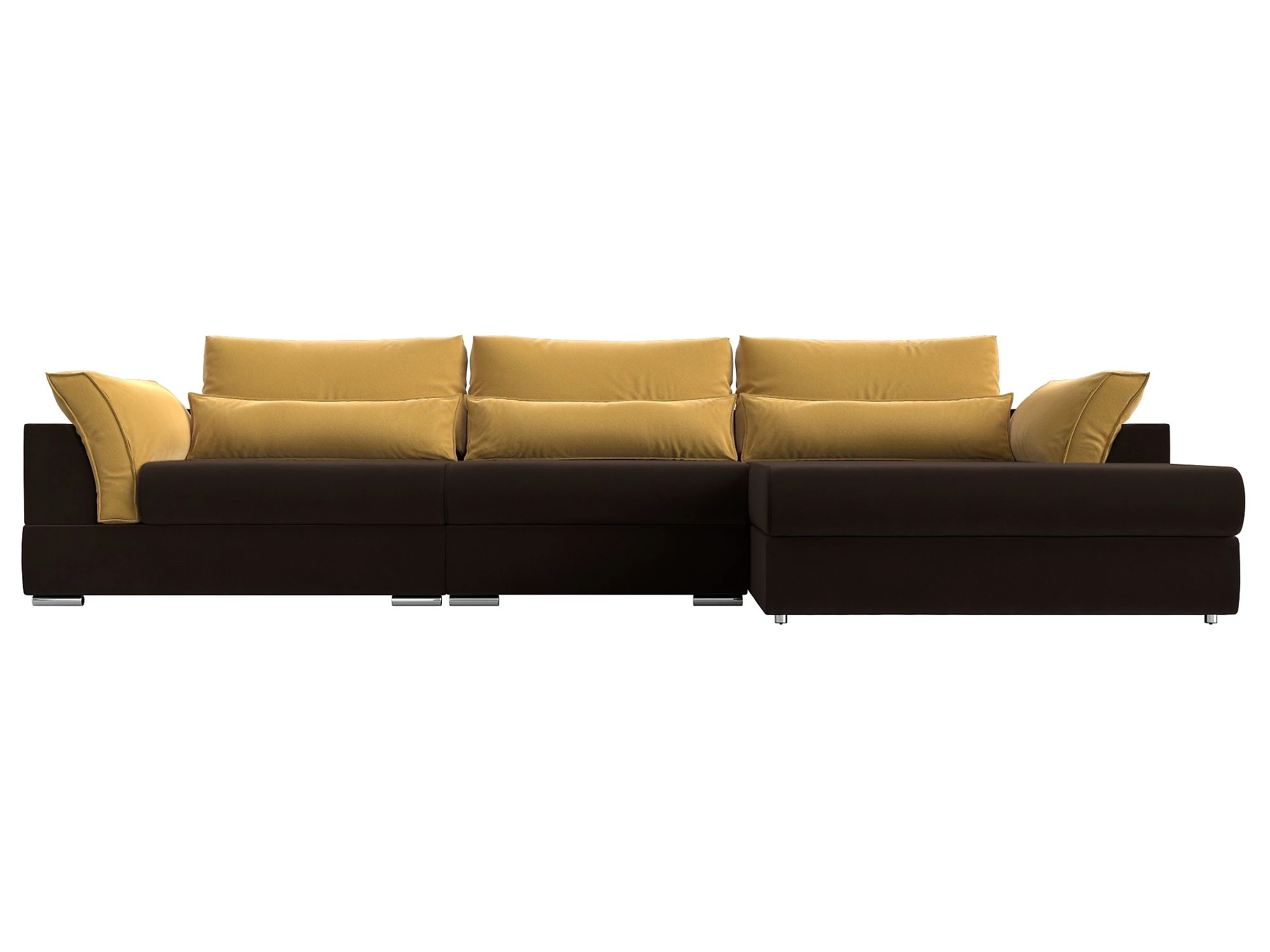 Угловой диван с правым углом Пекин Лонг Дизайн 19