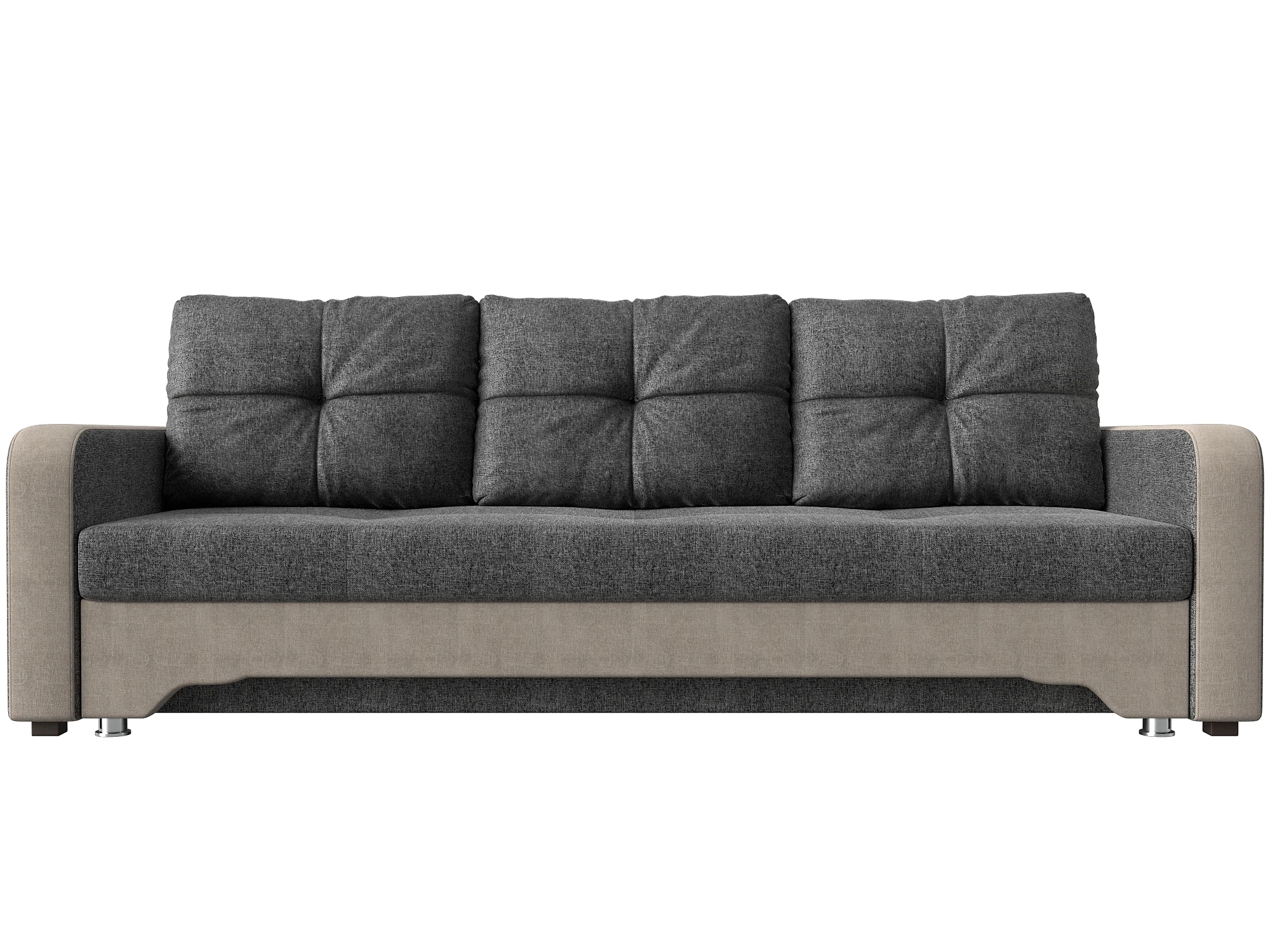 Прямой диван серого цвета Ник-3 Кантри Дизайн 5