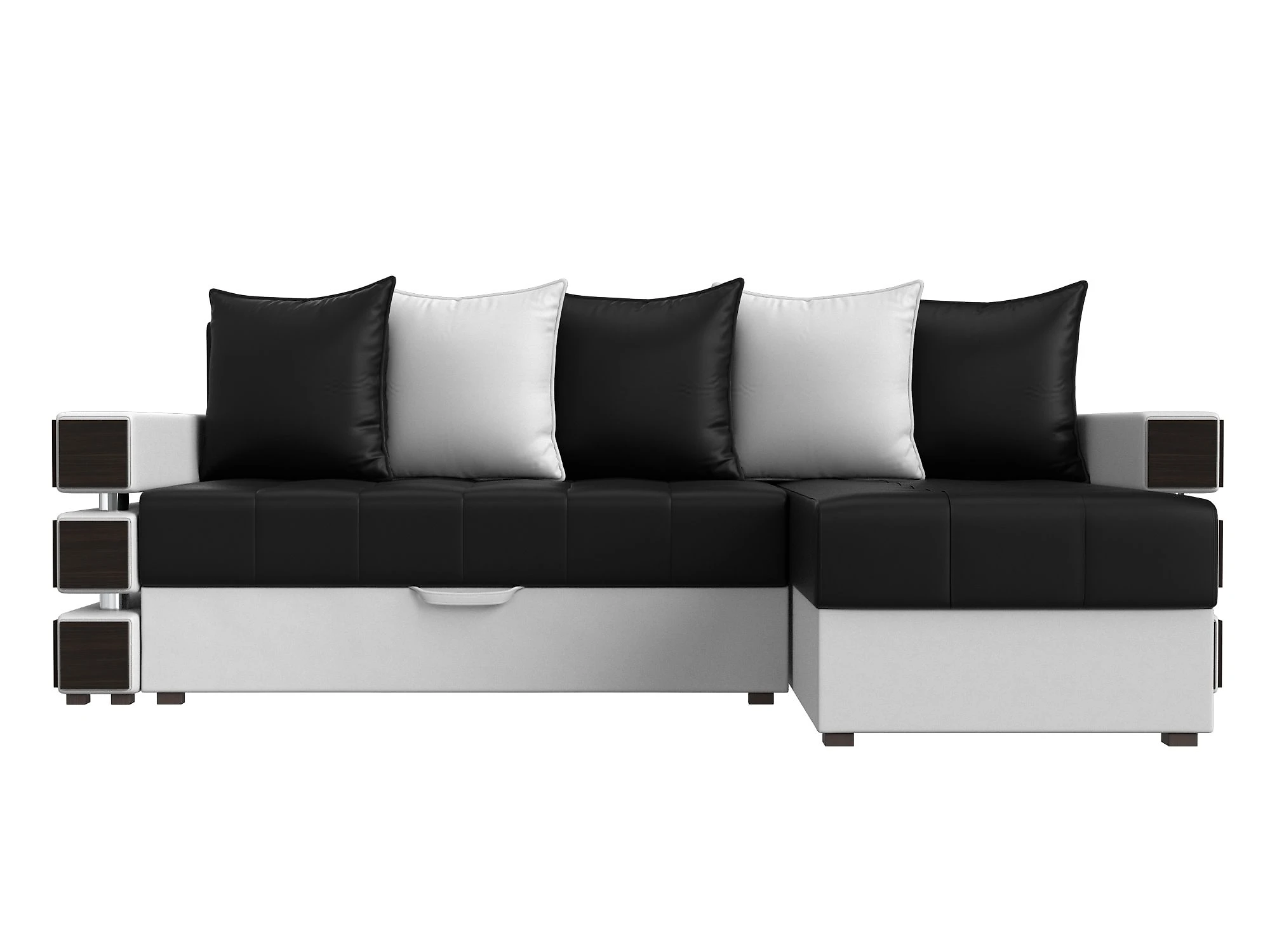 Раскладной кожаный диван Венеция Дизайн 1