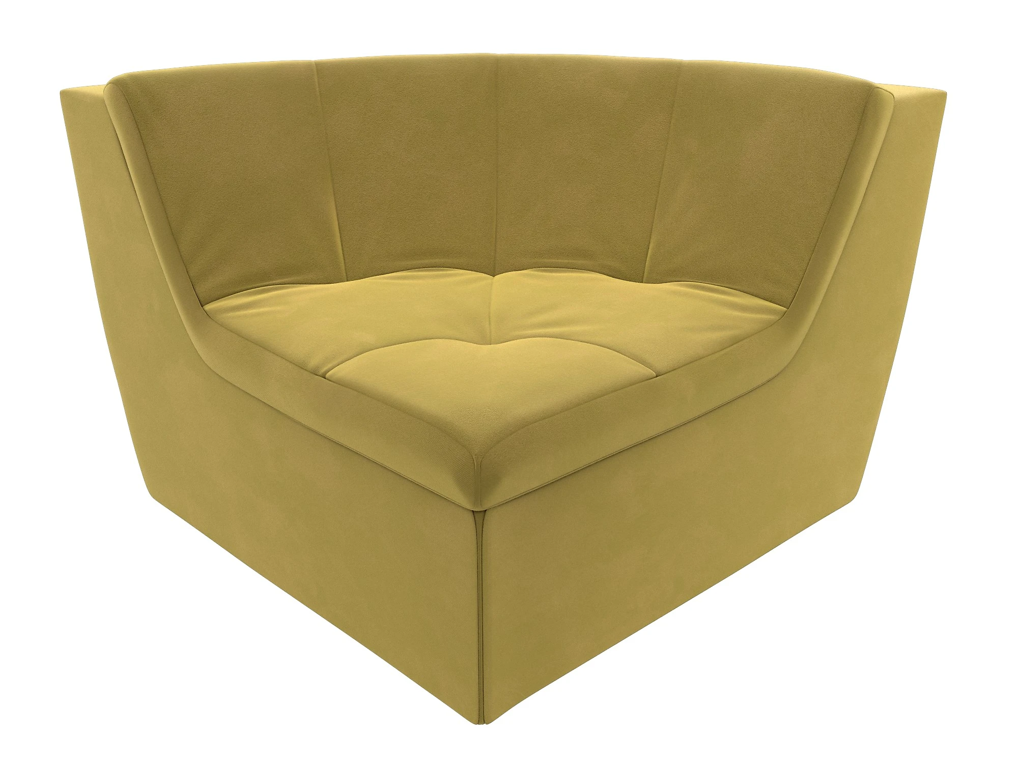 кресло желтое Холидей Люкс угловое Дизайн 2
