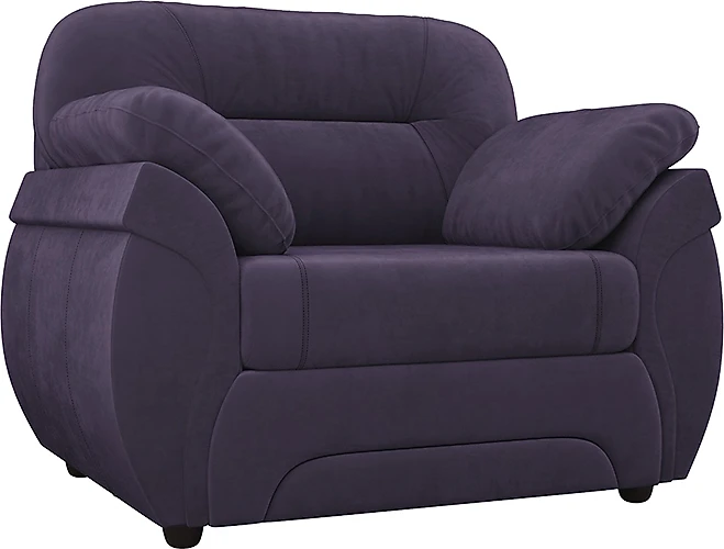 Кресло с подлокотниками Бруклин Фиолетовый