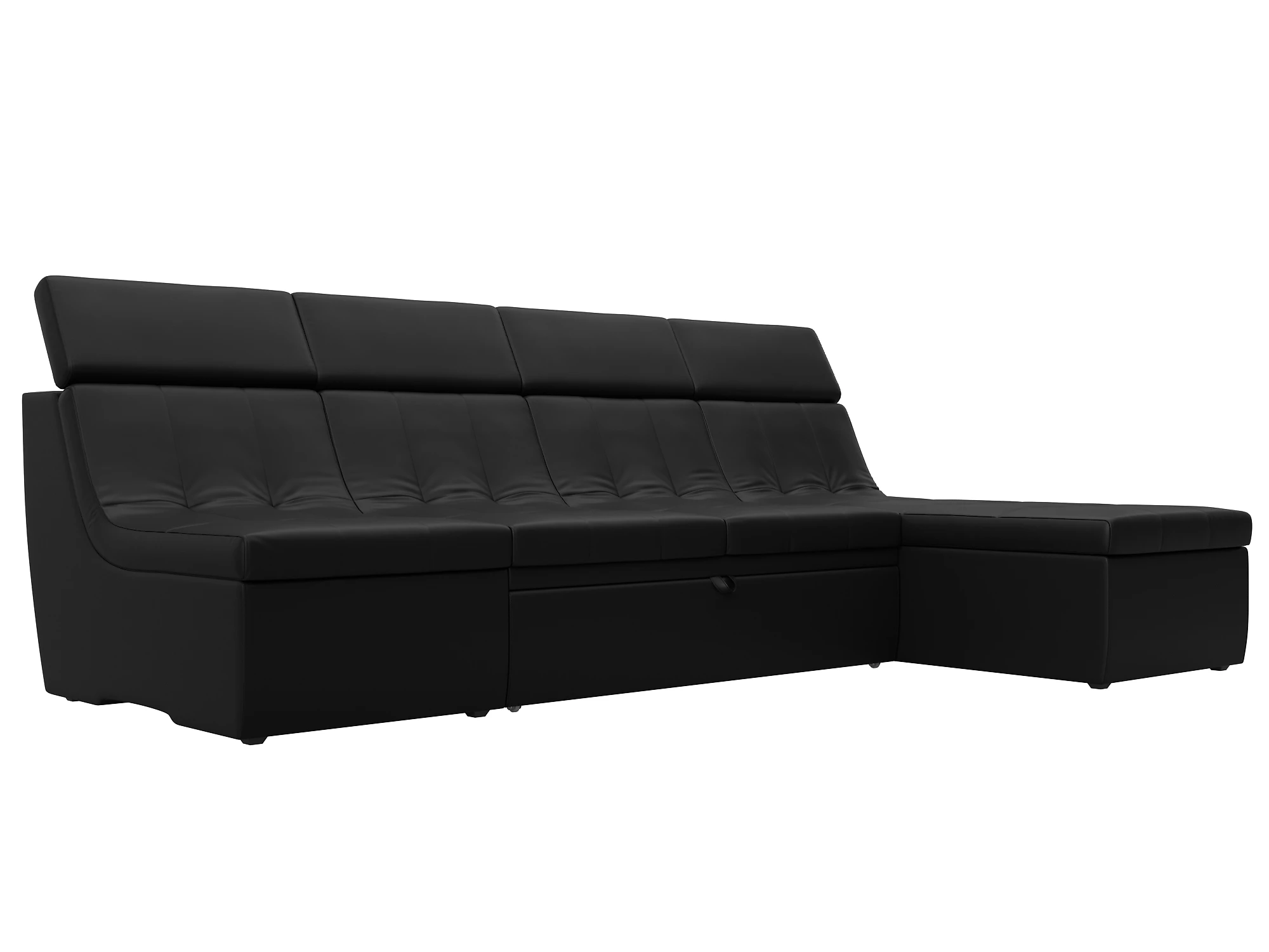Раскладной кожаный диван Холидей Люкс Дизайн 12