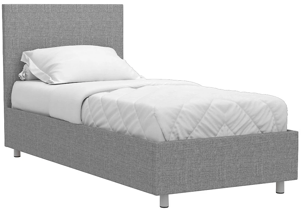 одноместная кровать Белла 90х200 с ламелями Кантри Грей