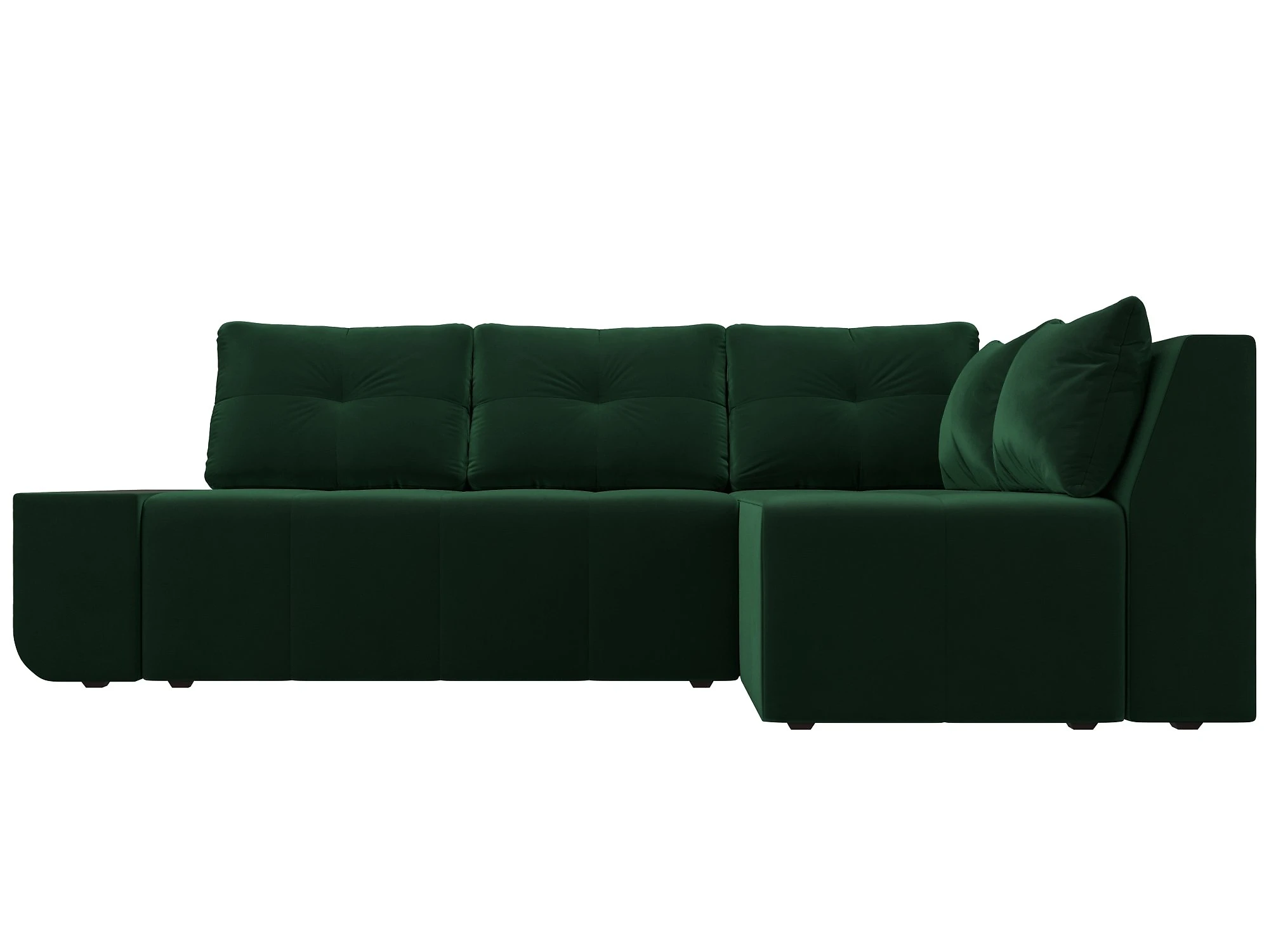 Угловой диван из велюра Амадэус Плюш Дизайн 3