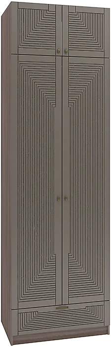 Высокий распашной шкаф Фараон Д-6 Дизайн-2
