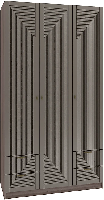 Шкаф коричневого цвета Фараон Т-7 Дизайн-2