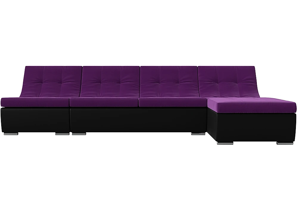 Фиолетовый модульный диван Монреаль Фиолет