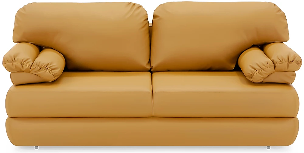 Прямой кожаный диван Титан (м355)